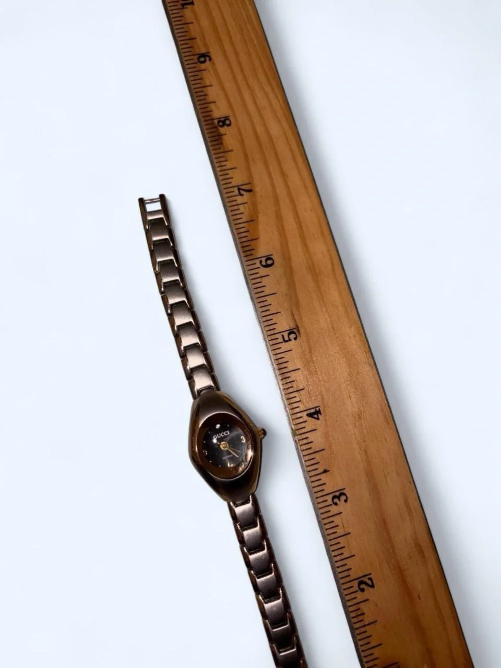Vintage Gucci Women's Stainless Steel Two-Tone Bracelet Watch